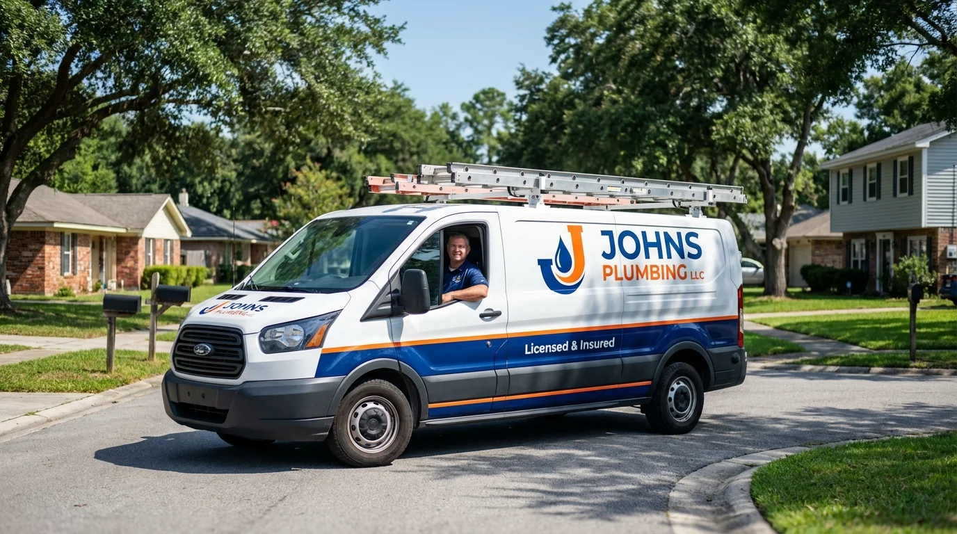 Johns Plumbing LLC service van in Carnation, WA