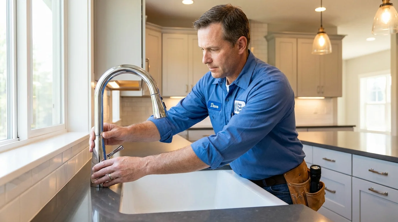 Kitchen faucet installation by Johns Plumbing LLC in Carnation
